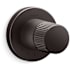 Kohler Components Single Function Volume Control Valve Trim Only with Single Knob Handle- Less Rough In Brushed Graphite