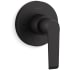 Kohler Avid Single Handle Volume Control Valve Trim – Less Valve Matte Black