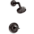 Kohler Purist Shower Only Trim Package with 2.5 GPM Single Function Shower Head with MasterClean and Rite-Temp Technologies Brushed Graphite