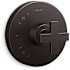Kohler Composed Pressure Balanced Valve Trim Only with Single Cross Handle - Less Rough In Brushed Graphite