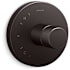 Kohler Components Single Function Pressure Balanced Valve Trim Only with Single Knob Handle - Less Rough In Brushed Graphite
