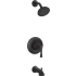Kohler Buckley Tub and Shower Trim Package with 2.5 GPM Single Function Shower Head Matte Black
