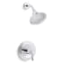Kohler Devonshire Shower Only Trim Package with 1.75 GPM Single Function Shower Head Polished Chrome