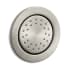 Kohler WaterTile Single Function Round Metal Body Spray with MasterClean Technology Brushed Nickel