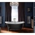 Kohler Artifacts 66" Free Standing Cast Iron Soaking Tub with Center Drain - Claw Feet Sold Separately White