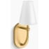 Kohler Lighting Kernen by Studio McGee 14" Tall Bathroom Sconce Brushed Moderne Brass