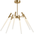 23460-CHLED in Modern Brushed Gold Adjustable Arms