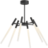 23460-CHLED in Matte Black Adjustable Arms