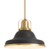 32290-PE03 in Matte Black / Brushed Modern Brass - Detail