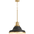 32290-PE03 in Matte Black / Brushed Modern Brass - Light On