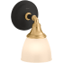 Kohler Lighting Devonshire 9" Tall Bathroom Sconce Black / Brass