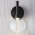 23467-SCLED in Matte Black in Bathroom 4