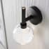 23467-SCLED in Matte Black in Bathroom 5