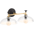 Kohler Lighting Tone 2 Light 21" Wide Vanity Light Black / Brass
