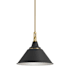 Kohler Lighting Varla 16" Wide Pendant Black / Brass