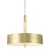 Kovacs Drifting Droplets 6 Light 28" Wide LED Crystal Pendant with Rock Crystallite Brushed Brass