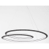 Kovacs Infinite 36" Wide Abstract LED Chandelier Coal