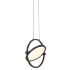 Kovacs Studio 23 12" Wide Pivoting 13 Watt LED Pendant Coal