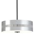 Kovacs Grid 3 4 Light 16" Wide Convertible Pendant / Semi-flush Ceiling Fixture Coal / Brushed Nickel