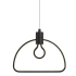 Kovacs Edisons Outline 10" Wide LED Abstract Pendant Coal