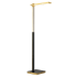 Kovacs Sauvity 52" Tall LED Boom Arm Floor Lamp Coal / Soft Brass