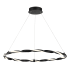 Kovacs Convolution 31" Wide LED Pendant Coal