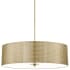 Kovacs Grid 4 Light 24" Wide Pendant Soft Brass