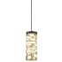 Kovacs Golden Eclipse 5" Wide Integrated LED Mini Pendant Coal and Honey Gold
