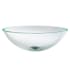 Kraus 16-1/2" Clear Glass Vessel Bathroom Sink Only Clear