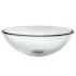Kraus 14" Clear Glass Vessel Bathroom Sink Only Clear