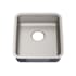Kraus Dex 17" Undermount Single Basin 16 Gauge Stainless Steel Kitchen Sink Stainless Steel