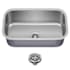 Kraus Premier 31 1/2” Undermount Single Bowl 18-Gauge Stainless Steel Kitchen Sink with Basket Strainer Stainless Steel