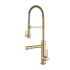 Kraus Artec Pro 2-Function Commercial Style Pre-Rinse Kitchen Faucet with Pull-Down Spring Spout and Pot Filler Brushed Gold