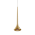 Kuzco Lighting Bach 19" Tall 3000K LED Mini Pendant Brushed Gold