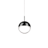 Kuzco Lighting Pluto 4" Wide LED Mini Pendant Black Chrome