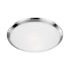 Kuzco Lighting Malta 2 Light 15" Wide Flush Mount Bowl Ceiling Fixture Brushed Nickel