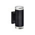 Kuzco Lighting Norfolk 2 Light 8" Tall LED Wall Sconce Black