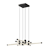 Kuzco Lighting Blade 35" Wide LED Chandelier Black