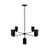 Kuzco Lighting Nola 5 Light 31" Wide Chandelier Black