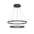 Kuzco Lighting Cerchio 32" Wide LED Ring Chandelier Black
