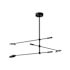 Kuzco Lighting Rotaire 33" Wide LED Linear Chandelier Black