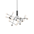 Kuzco Lighting Moto 40" Wide LED Abstract Chandelier Black