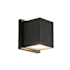 Kuzco Lighting Mavis 4" Tall LED Outdoor Wall Sconce Black