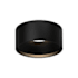 Kuzco Lighting Lucci 5" Wide LED Flush Mount Drum Ceiling Fixture Black