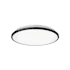 Kuzco Lighting Brook 12" Wide LED Flush Mount Drum Ceiling Fixture Black