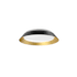 Kuzco Lighting Jasper 15" Wide LED Flush Mount Ceiling Fixture Black / Gold