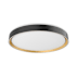 Kuzco Lighting Essex 20" Wide LED Flush Mount Drum Ceiling Fixture Black / Gold