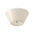 Kuzco Lighting Holt LED Flush Mount Ceiling Fixture Brushed Gold / Glossy Opal
