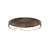 Kuzco Lighting Anello Minor 19" Wide LED Flush Mount Ceiling Fixture Walnut