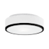Kuzco Lighting Charlie 12" Wide LED Flush Mount Drum Ceiling Fixture Black